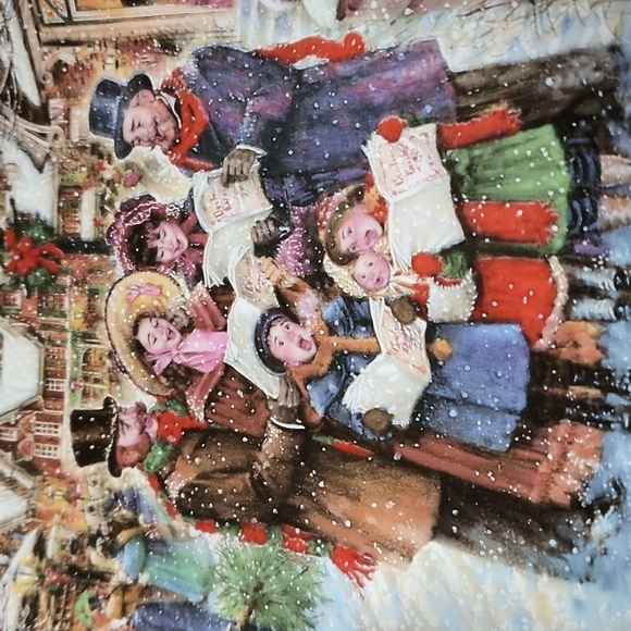 Stewart Sherwood joyful carolers 1992 limited edition collectors plate - Picture 3 of 12